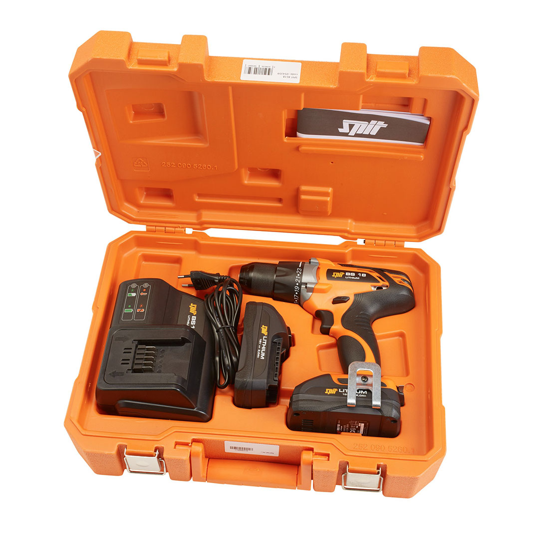 SPIT ATORNILLADOR BS18 18V+2 BAT 2AH LITIO+CARGADOR