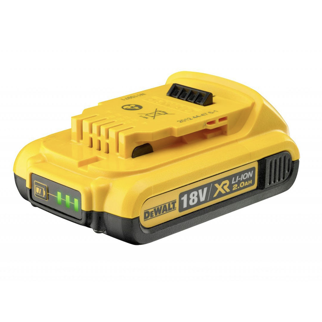 DEWALT BATERIA CARRIL XR 18V Li-Ion 2,0Ah - HERRAMIENTAS ELECTRICAS Estándar