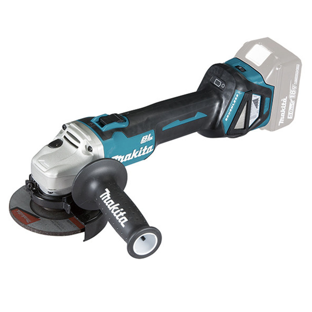 MAKITA AMOLADORA 115mm BL 18V DIAL - HERRAMIENTAS ELECTRICAS Estándar
